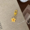 Colorful Transparent Resin Flower Keychain - Cute Bag Charm Pendant for Women & Girls