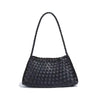PU Hand-Woven Women's Bucket Shoulder Bag Vegetable Basket Sailboat Style Casual Vacation Handbag