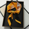 Satin Square Scarf 70cm (27.6 in) Silk-Look Polyester Neck & Hair Tie Bandana for Women Floral Headscarf Hijab