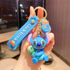Lilo & Stitch Silicone Keychain Pendant - Cartoon Key Ring for Car, Phone & Bag (4–6 cm / 1.6–2.4 in)