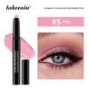 10-Color Waterproof Cream Eyeshadow Pencil — Dual-Color Gradient Stick, Long-Lasting Matte to Shimmer Highlighter & Glitter Eyeliner