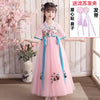 Girls' Summer Hanfu Princess Dress – Long Fairy Party Costume for Kids