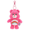Kawaii Rainbow Bear Plush Keychain with Sound - Cute Bag Pendant Gift for Teens & Adults