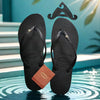 Women's Summer Flip Flops - Outdoor Beach Travel Slippers, Fashion Flat PVC Sandals