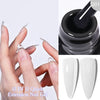 15ml (0.5 fl oz) Quick Extension Gel Nail Polish Nude Milk White Builder Hard Gel Varnish UV/LED