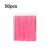Disposable Lip Brush Applicators 50/100-Pack Silicone Spoolie and Eyeshadow Makeup Brushes