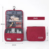 Foldable Hanging Toiletry Bag Organizer Travel Makeup and Cosmetic Case for Business Trips