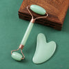 Natural Resin Gua Sha and Facial Roller - Massager for Face, Neck & Eyes
