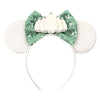 Disney Lilo & Stitch Mickey Mouse Ears Headband, Sequined 5-inch (12.7 cm) Bow Hairband for Women, Girls & Kids