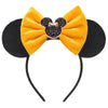 Disney Mickey Mouse Sequin Ears Headband with Bow - Halloween Party Cosplay Hairband for Women & Kids