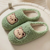 Women's Winter Plush Indoor Slippers Non-Slip Soft Cozy House Slippers