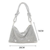 Rhinestone Evening Clutch Sparkly Diamond Party and Wedding Handbag Ladies Underarm Shoulder Purse