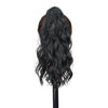 14-Inch (36 cm) Short Curly Clip-In Ponytail Hair Extension Synthetic Claw Clip Hairpiece for Women, Fluffy Blonde or Black