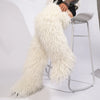 Women's Thigh-High Faux Fur Mongolian Boots - Over-the-Knee Winter Snow Boots with Non-Slip EVA Sole