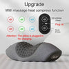 Electric Cervical Neck Massager Pillow with Heat & Vibration, Traction Orthopedic Support for Neck & Back