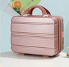 14-Inch Women's Cosmetic Travel Case – Compressible ABS Makeup Luggage, 30 x 15.5 x 23 cm (11.8 x 6.1 x 9.1 in)