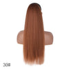 WIGSIN 22-Inch (56 cm) Synthetic Yaki Straight Puff Ponytail Clip-In Drawstring Hair Extension for Women