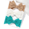 3-Pack Baby Girl Headband Set – Knitted Bow Knot Turban Hairbands for Newborns & Toddlers