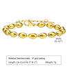 Chunky Gold-Plated Stainless Steel Link Chain Bracelet for Women — Waterproof Layering Wristband