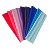9-Pack Elastic Sports Headbands for Women & Men — Solid Candy Colors Yoga & Workout Hairbands