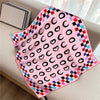 Twill Silk Square Scarf 90 x 90 cm (35.4 in) - Floral & Letter Print Women's Neck Kerchief Wrap