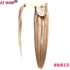 ZZHAIR 100% Human Remy Clip-In Wrap-Around Ponytail 16-26 in (40-66 cm) 140g Machine-Made Straight