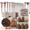 12-Piece Makeup Brush Set Soft Synthetic Brushes for Foundation Blush Eyeshadow Cosmetic Tools