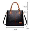 PU Leather Crossbody Tote Bag for Women – Large Capacity Travel Shoulder Handbag