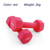 2kg (4.4 lb) Dumbbells for Women - Fitness Hand Weights for Strength Training & Toning