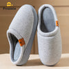 Women's Wedge House Slippers TPR Non-Slip Platform Plush Insole Warm Indoor Slippers