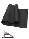 Non-Slip Yoga & Pilates Mat 173 x 60 cm (68 x 24 in) — 3/4/6 mm Travel Exercise Mat for Women Home Gym