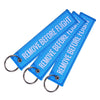 Remove Before Flight Woven Keychain - Red Luggage Tag (1/2/3-Pack)