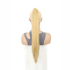 24Inch Synthetic Long Straight Claw Clip On Ponytail Hair Extensions Heat Resistant Ponytail Blonde Black Hairpiece for Women