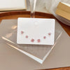 S925 Silver Needle Mini Stud Earrings Set for Women and Girls, Cute Geometric Fashion Jewelry Gift