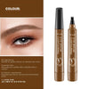 4D Microblading 4-Fork Eyebrow Pen – Waterproof Long-Lasting Tattoo Pencil Liquid Brow, 5g (0.18 oz)