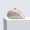 Acrylic Pearl Shell Shoulder Bag for Women Bridal Clutch Evening Wedding Party Handbag