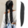 Women's Long Straight Ponytail Wig Extension - High-Temp Fiber, Festive & Braidable (1 Piece)