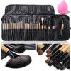 24-Piece Makeup Brush Set with Free Sponge and Gift Bag - Foundation, Eyeshadow, Blush, Concealer Brushes
