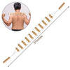28 in (70 cm) Wooden Pull-Back Roller Rope — Manual Back Massager for Neck, Shoulders & Legs, Cellulite Relief