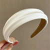 Wide Satin Headband for Women - High-Profile Fashion Hairband for Party & Everyday Wear