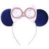 Disney Lilo & Stitch Mickey Mouse Ears Headband, Sequined 5-inch (12.7 cm) Bow Hairband for Women, Girls & Kids