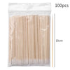 100-Pack Eyelash Microbrushes – Disposable Lash Extension Cotton Swabs for Precise Makeup Application & Cleaning