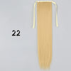 Wrap-Around Clip-In Ponytail Hair Extension 22-34 in (56-86 cm) Long Straight Heat-Resistant Synthetic Blonde Brown