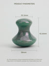 Natural Jade Mushroom Gua Sha – Facial & Body Massager for Lymphatic Drainage, Skin Sculpting & Anti-Aging