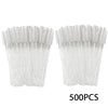 500-Pack Disposable Mascara Wands Eyelash Extension Brushes Spoolies Applicators for Lash & Brow Grooming