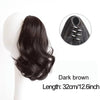 12-Inch (30 cm) Short Curly Clip-In Ponytail Hair Extension – Synthetic Claw Clip Hairpiece for Women