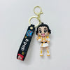 K-Pop Demon Hunter Tiger Keychain - Cute Harajuku Cartoon Key Ring for Fans & Kids