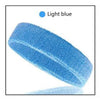 Towel Sweatband Headband - High-Elastic Thick Sweat-Absorbing Sports Headband for Running & Cycling, One Size Fits Most