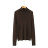 Plus Size Turtleneck Sweater Fine-Needle Knit Slim Pullover for Women Autumn Winter