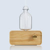 Nebulizing Essential Oil Diffuser - Battery Operated Wood and Glass Aromatherapy Diffuser for Home & Office